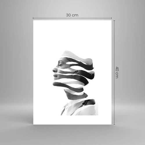Affiche - Poster - Portrait surréaliste - 30x40 cm