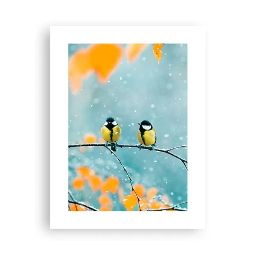 Affiche - Poster - Potins d'oiseaux - 30x40 cm