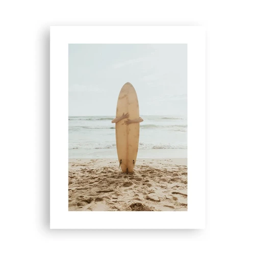 Affiche - Poster - Pour l'amour des vagues - 30x40 cm