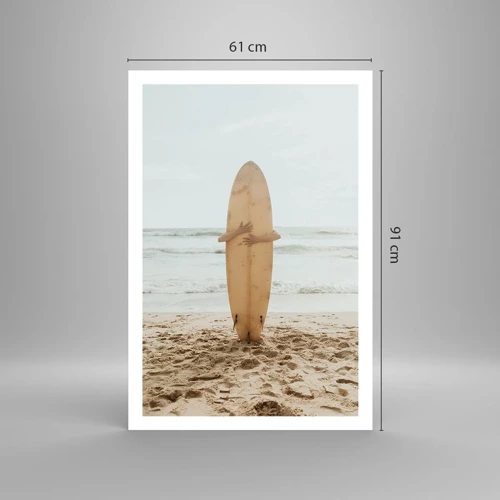 Affiche - Poster - Pour l'amour des vagues - 61x91 cm