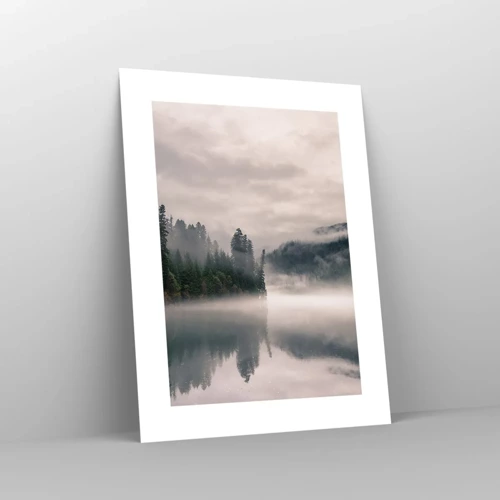 Affiche - Poster - Reflet dans le brouillard - 30x40 cm