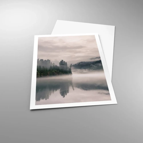 Affiche - Poster - Reflet dans le brouillard - 61x91 cm