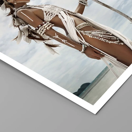Affiche - Poster - Reine des tropiques - 40x40 cm