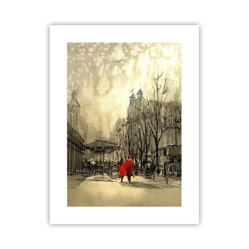 Affiche - Poster - Rendez-vous dans le brouillard de Londres - 30x40 cm