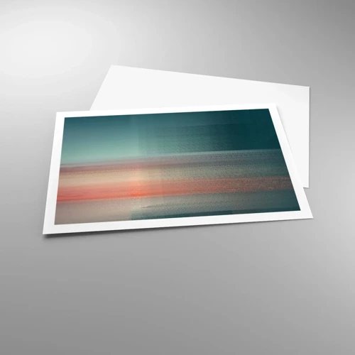 Affiche - Poster - Résumé : vagues de lumière - 91x61 cm