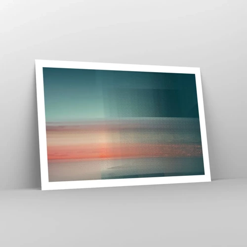 Affiche - Poster - Résumé : vagues de lumière - 91x61 cm