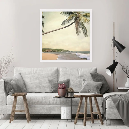Affiche - Poster - Rêve tropical - 30x30 cm