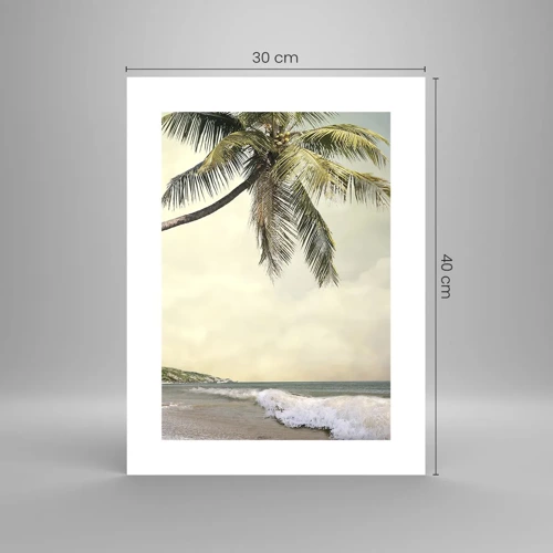 Affiche - Poster - Rêve tropical - 30x40 cm