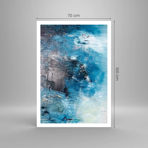 Affiche - Poster - Rhapsodie en bleu - 70x100 cm