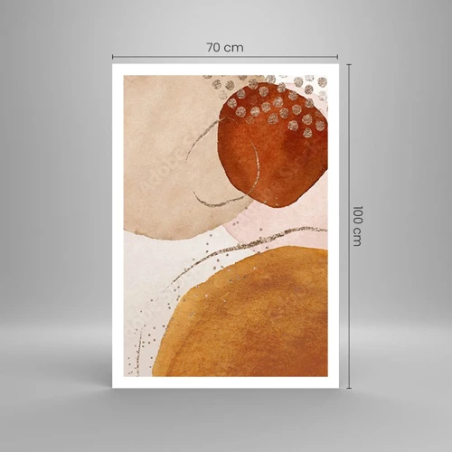 Affiche - Poster - Rondeur et mouvement - 70x100 cm