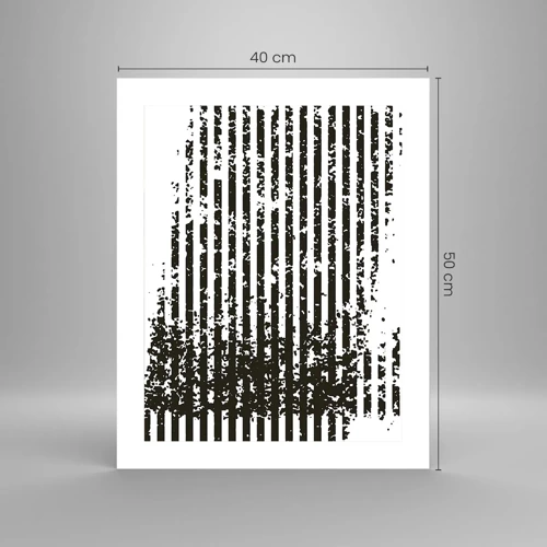 Affiche - Poster - Rythme et bruissement - 40x50 cm