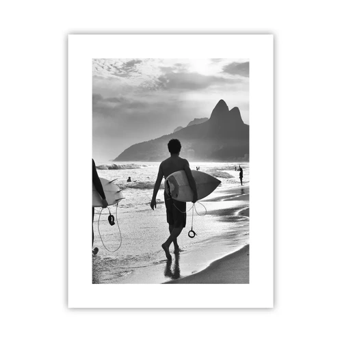 Affiche - Poster - Samba sur une vague - 30x40 cm