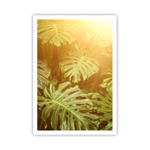 Affiche - Poster - Se fondre dans la verdure - 70x100 cm