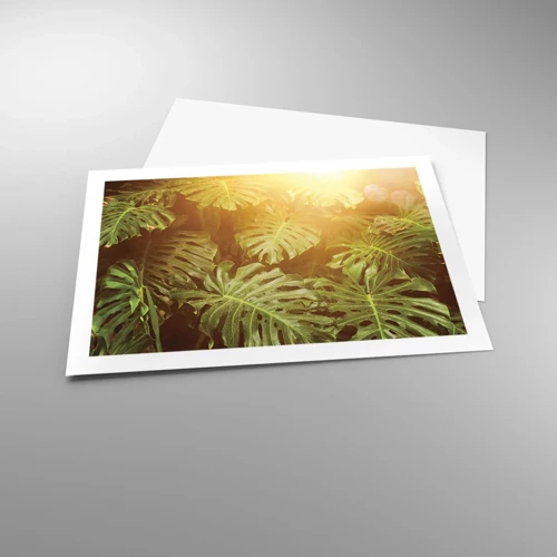 Affiche - Poster - Se fondre dans la verdure - 70x50 cm