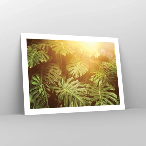 Affiche - Poster - Se fondre dans la verdure - 70x50 cm