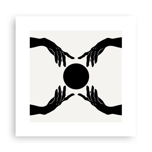 Affiche - Poster - Signe secret - 30x30 cm