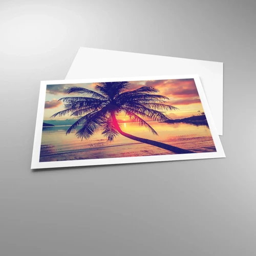 Affiche - Poster - Soirée sous les palmiers - 91x61 cm