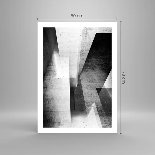 Affiche - Poster - Structure de l'espace - 50x70 cm