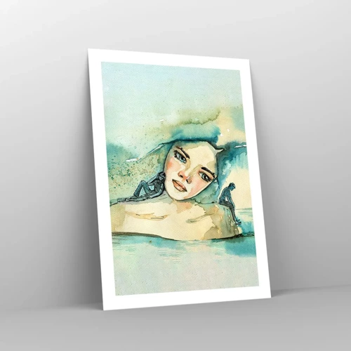 Affiche - Poster - Suis-je bleu? - 50x70 cm