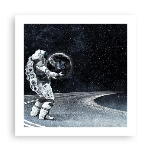 Affiche - Poster - Sur la Voie Lactée - 50x50 cm