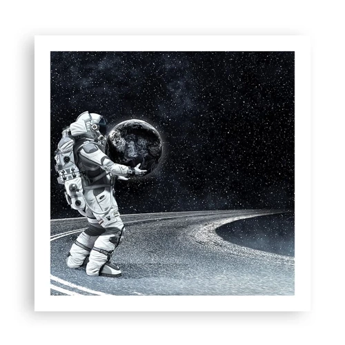 Affiche - Poster - Sur la Voie Lactée - 60x60 cm