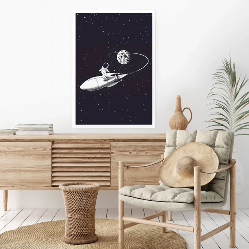 Affiche - Poster - Surfeur de l'espace - 50x70 cm