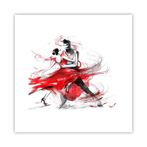 Affiche - Poster - Tango - le rythme de la passion - 30x30 cm