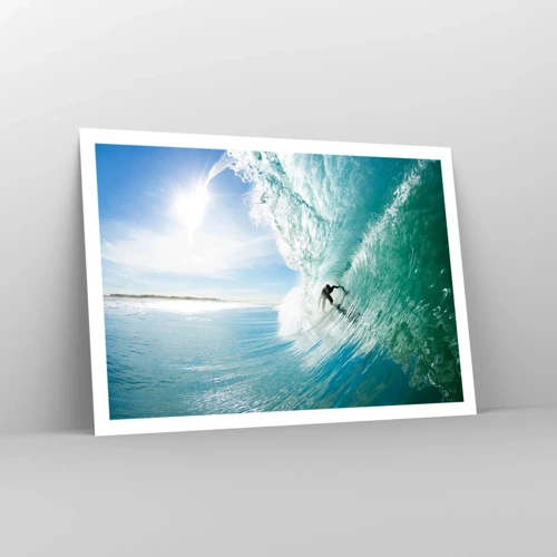 Affiche - Poster - Toujours sur la vague - 100x70 cm