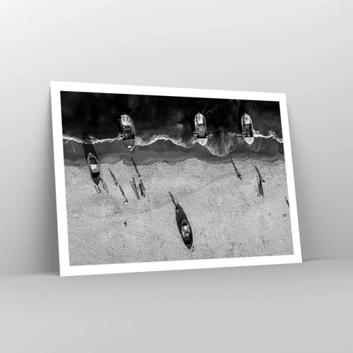 Affiche - Poster - Toujours sur le rivage… - 100x70 cm