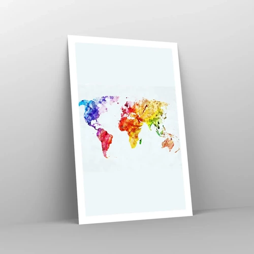 Affiche - Poster - Toutes les couleurs du monde - 61x91 cm