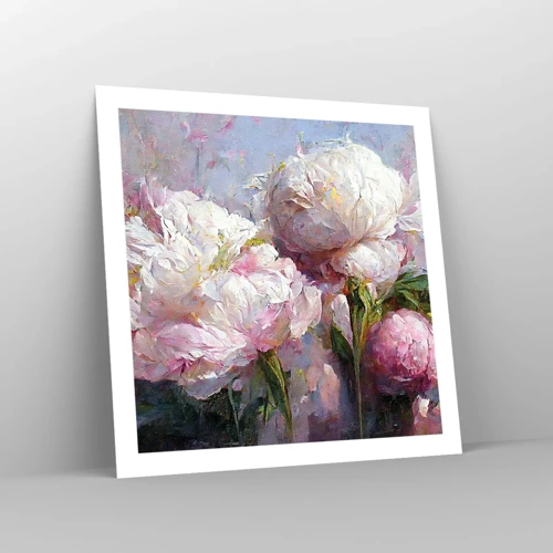 Affiche - Poster - Un bouquet plein de vie - 60x60 cm