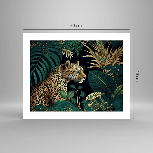 Affiche - Poster - Un hôte dans la jungle - 50x40 cm
