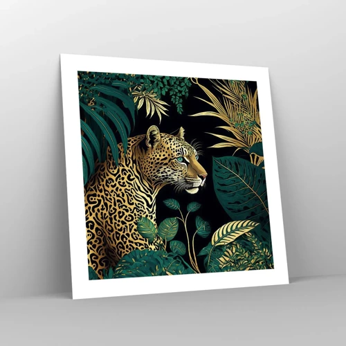 Affiche - Poster - Un hôte dans la jungle - 50x50 cm