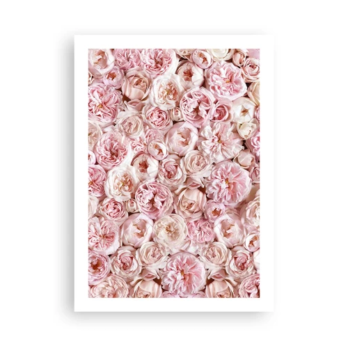 Affiche - Poster - Un lit de roses - 50x70 cm