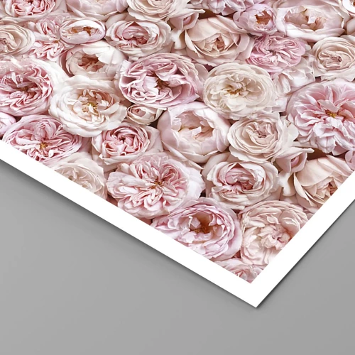 Affiche - Poster - Un lit de roses - 70x100 cm