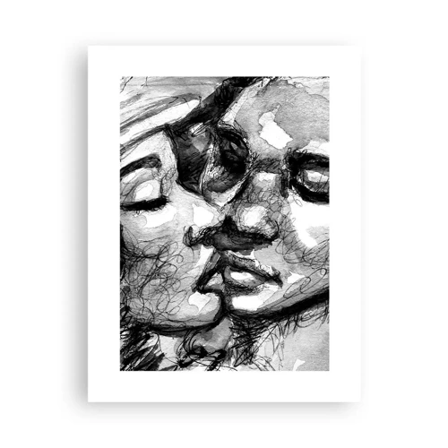 Affiche - Poster - Un moment tendre - 30x40 cm