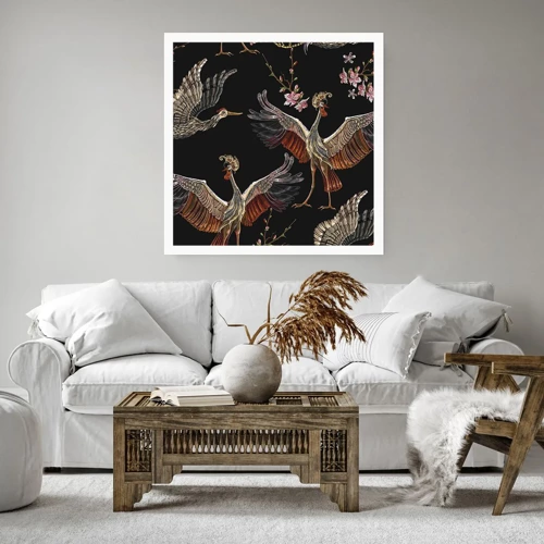 Affiche - Poster - Un oiseau de conte de fées - 40x40 cm