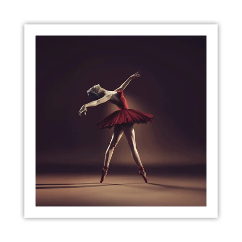 Affiche - Poster - Une danseuse étoile - 60x60 cm