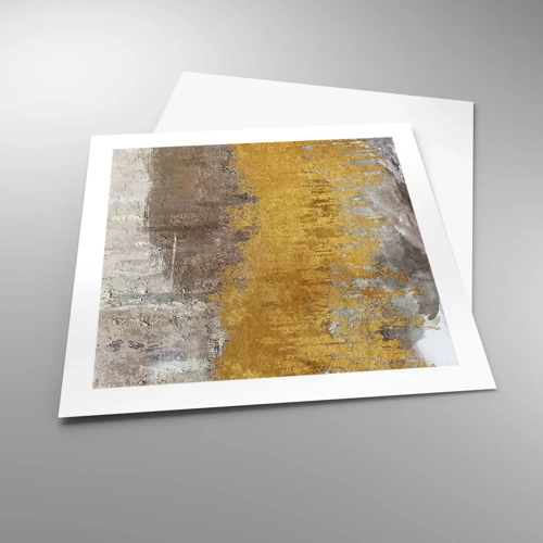 Affiche - Poster - Une explosion d'or - 50x50 cm