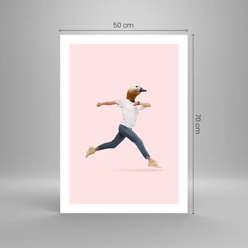 Affiche - Poster - Une pincée d'absurdité - 50x70 cm