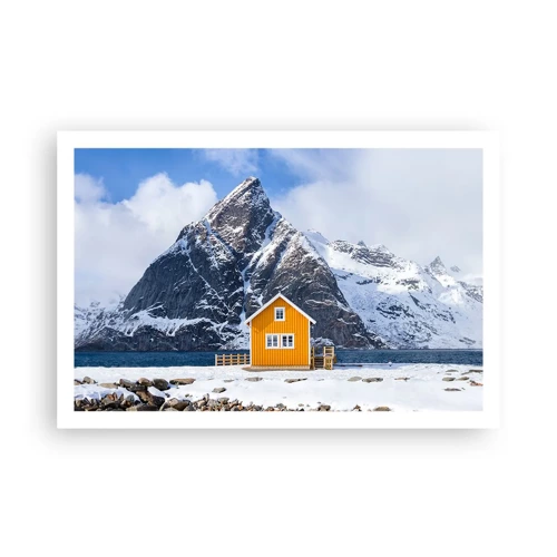 Affiche - Poster - Vacances scandinaves - 91x61 cm