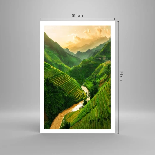 Affiche - Poster - Vallée vietnamienne - 61x91 cm