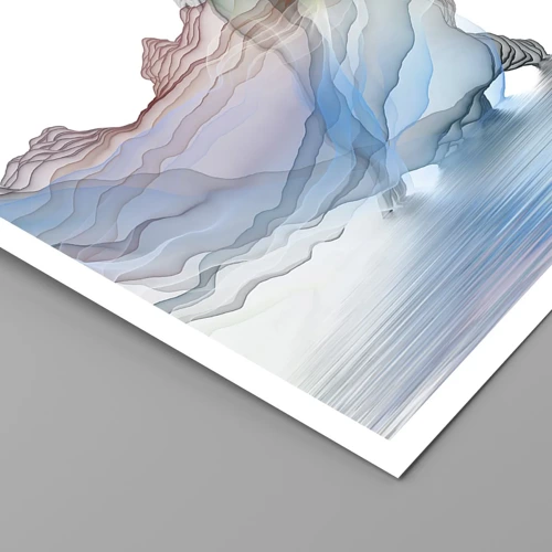 Affiche - Poster - Vers les montagnes de cristal - 50x70 cm