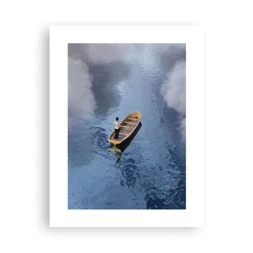 Affiche - Poster - Vie – voyage – inconnu - 30x40 cm