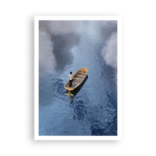 Affiche - Poster - Vie – voyage – inconnu - 70x100 cm