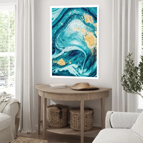 Affiche - Poster - Vortex bleu - 61x91 cm