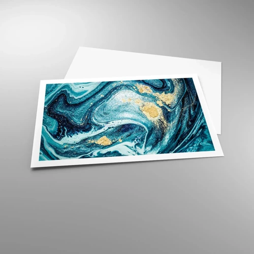 Affiche - Poster - Vortex bleu - 91x61 cm