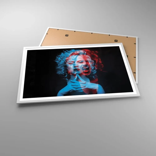 Affiche dans un cadre blanc - Poster - Alter ego - 91x61 cm