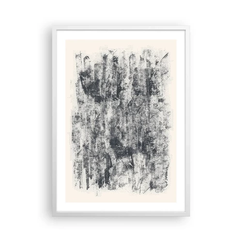 Affiche dans un cadre blanc - Poster - Composition brumeuse - 50x70 cm