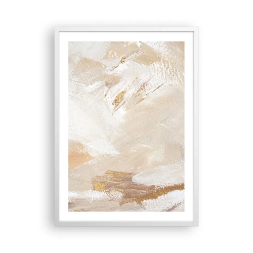 Affiche dans un cadre blanc - Poster - Composition pastel - 50x70 cm